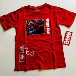 Marvel Red Spider-Man boys Sleeve Tee